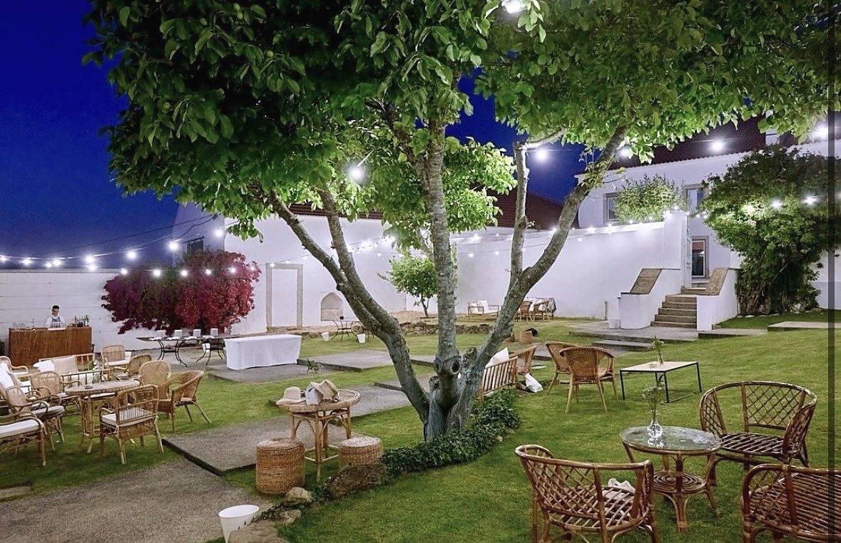 The Courtyard at dusk
