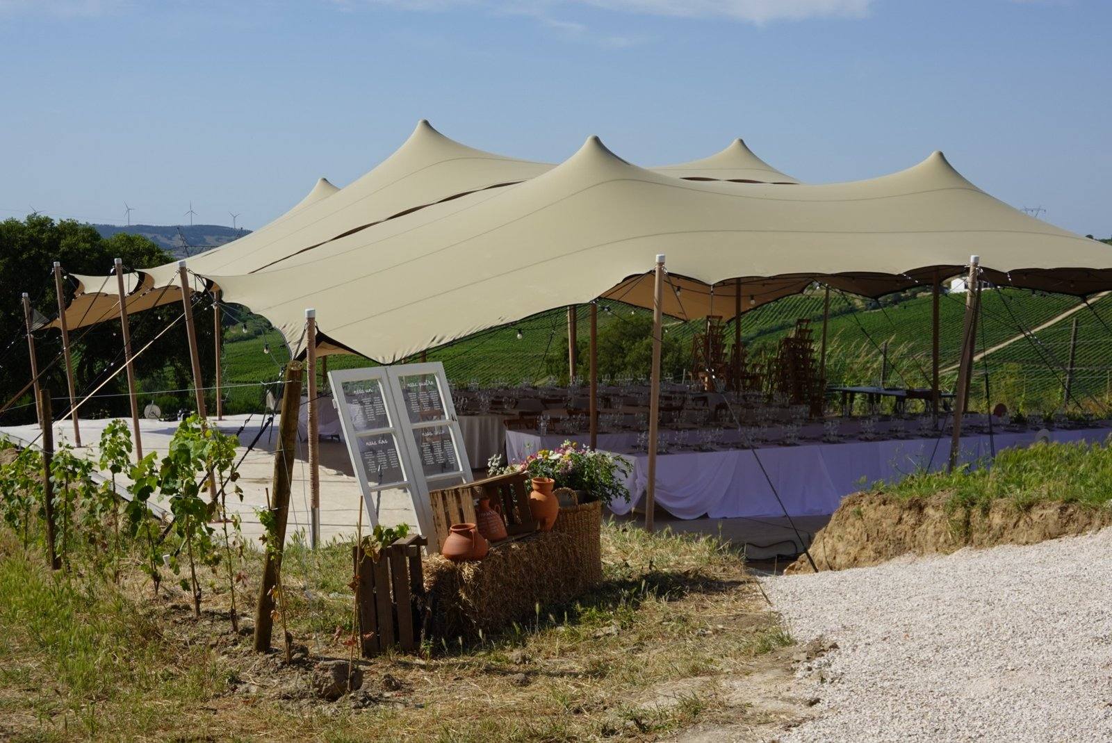 The Garden Pavilion in the vines